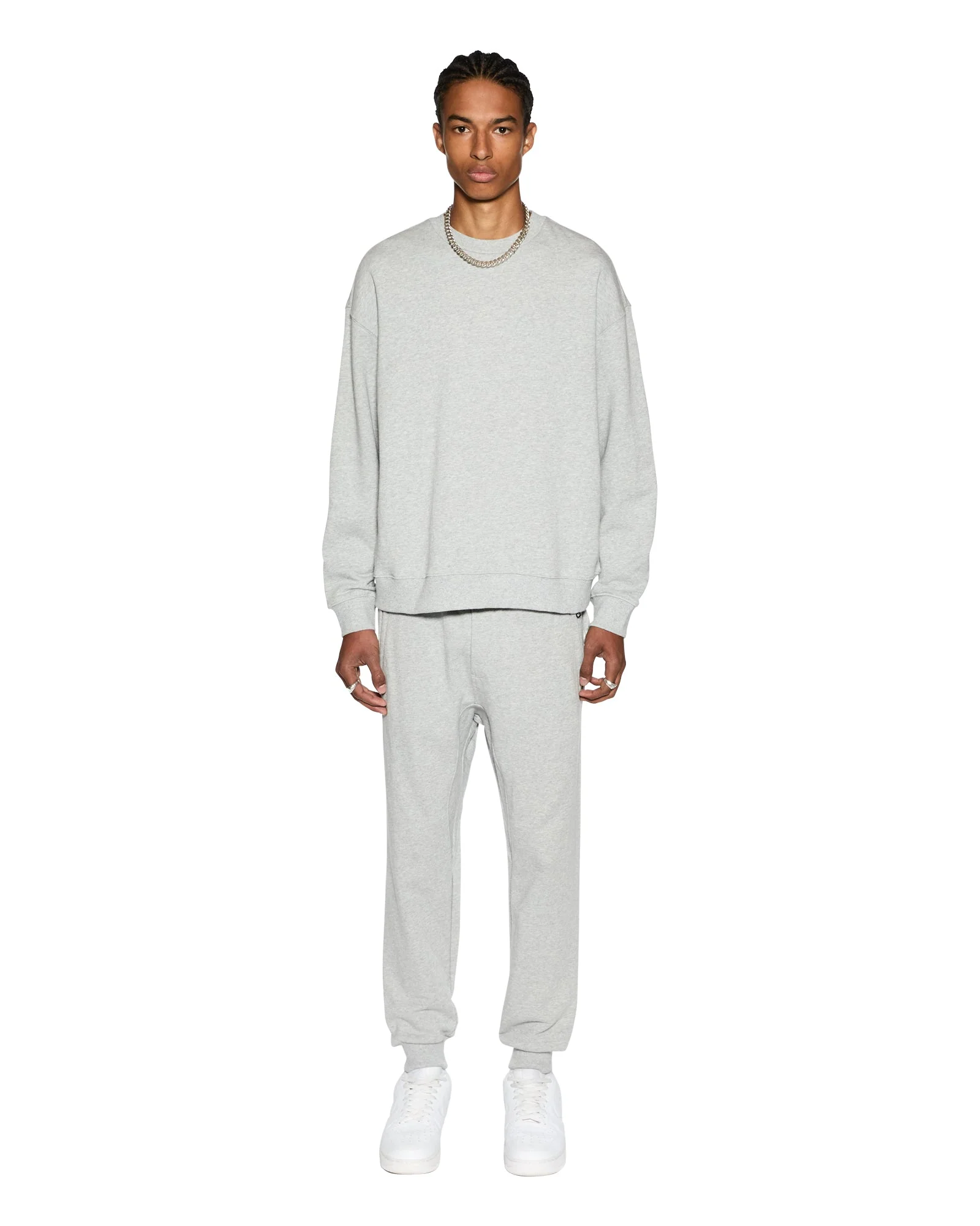 4 X 4 BIGGIE CREW GREY MARLE - Image 4