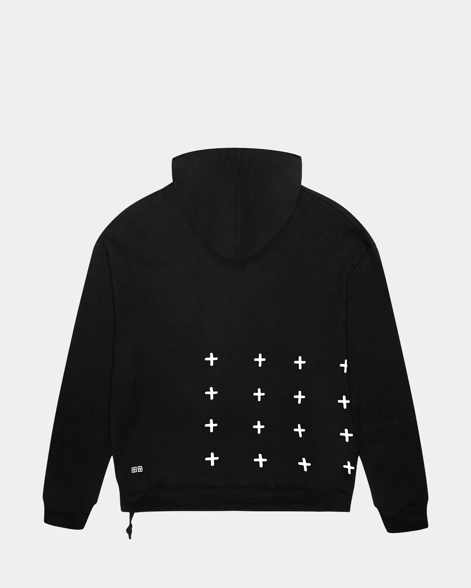 4 X 4 BIGGIE HOODIE JET BLACK - Image 5