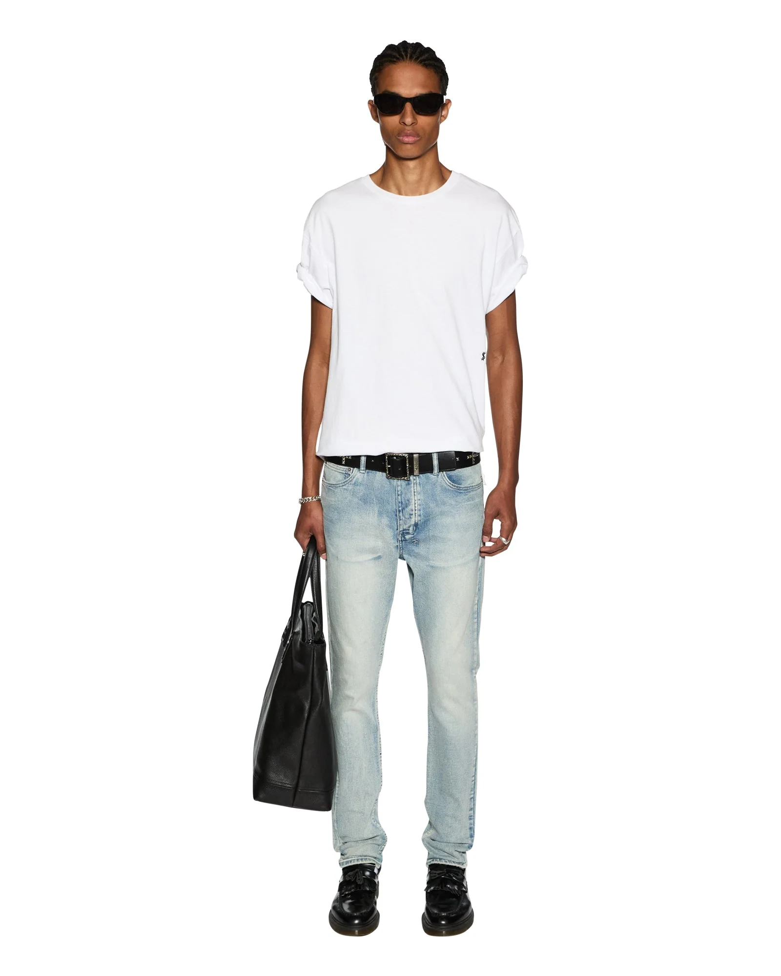 4 X 4 BIGGIE SS TEE OPTIC WHITE - Image 3