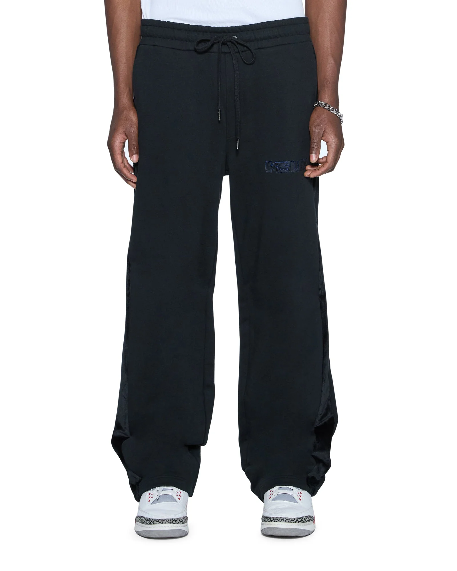 4X4 LUXE SYNTHESIS TRAK PANT COBALT BLACK - Image 3